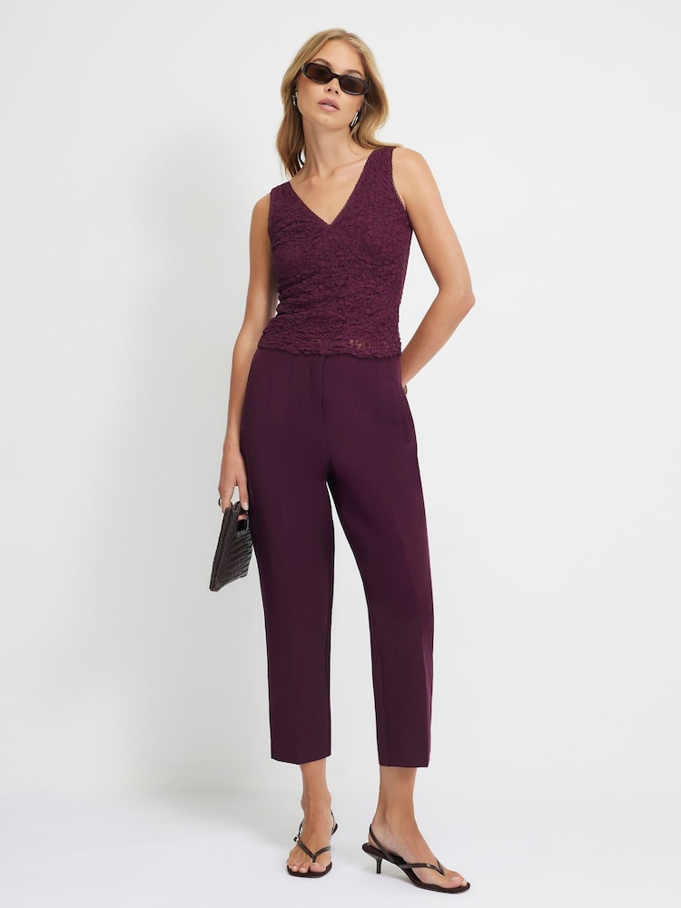 River Island High Waisted Cigarette Trousers - Bilde 1 av 4