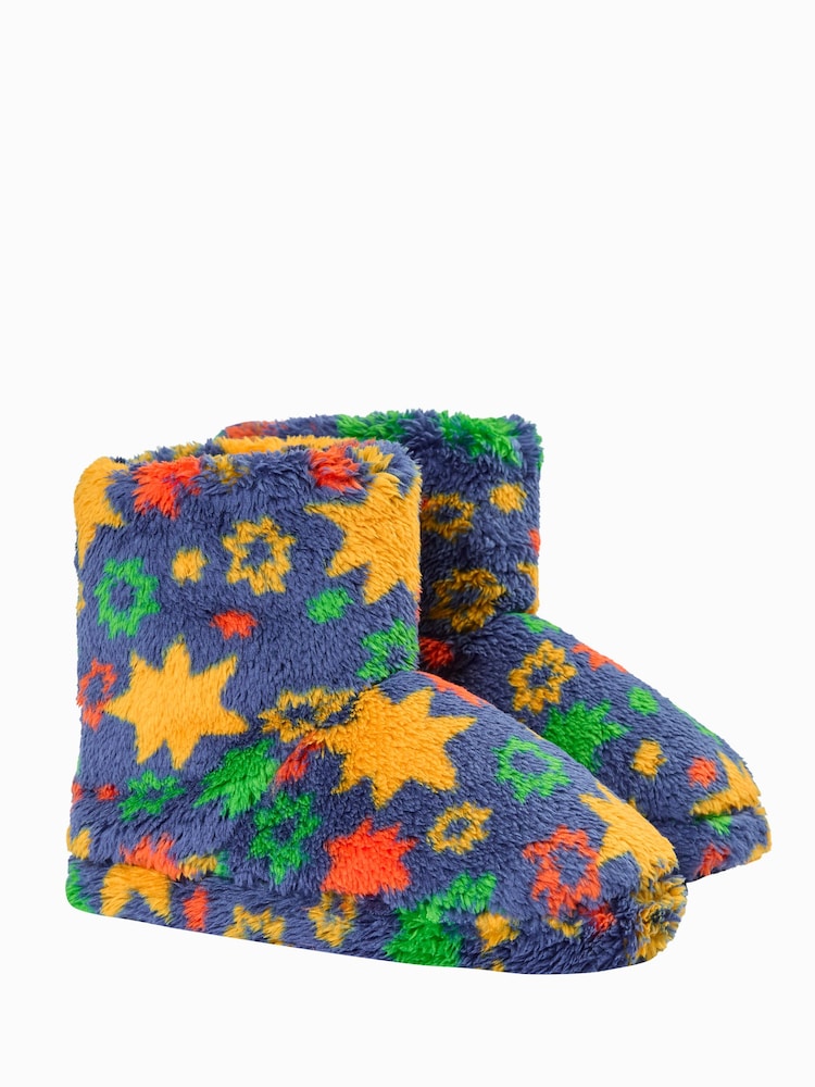 Azul - Pantuflas de forro polar acogedoras Frugi - Imagen 1 de 4 Azul - Pantuflas de forro polar acogedoras Frugi - Imagen 1 de 4