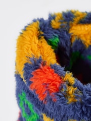 Azul - Pantuflas de forro polar acogedoras Frugi - Imagen 4 de 4