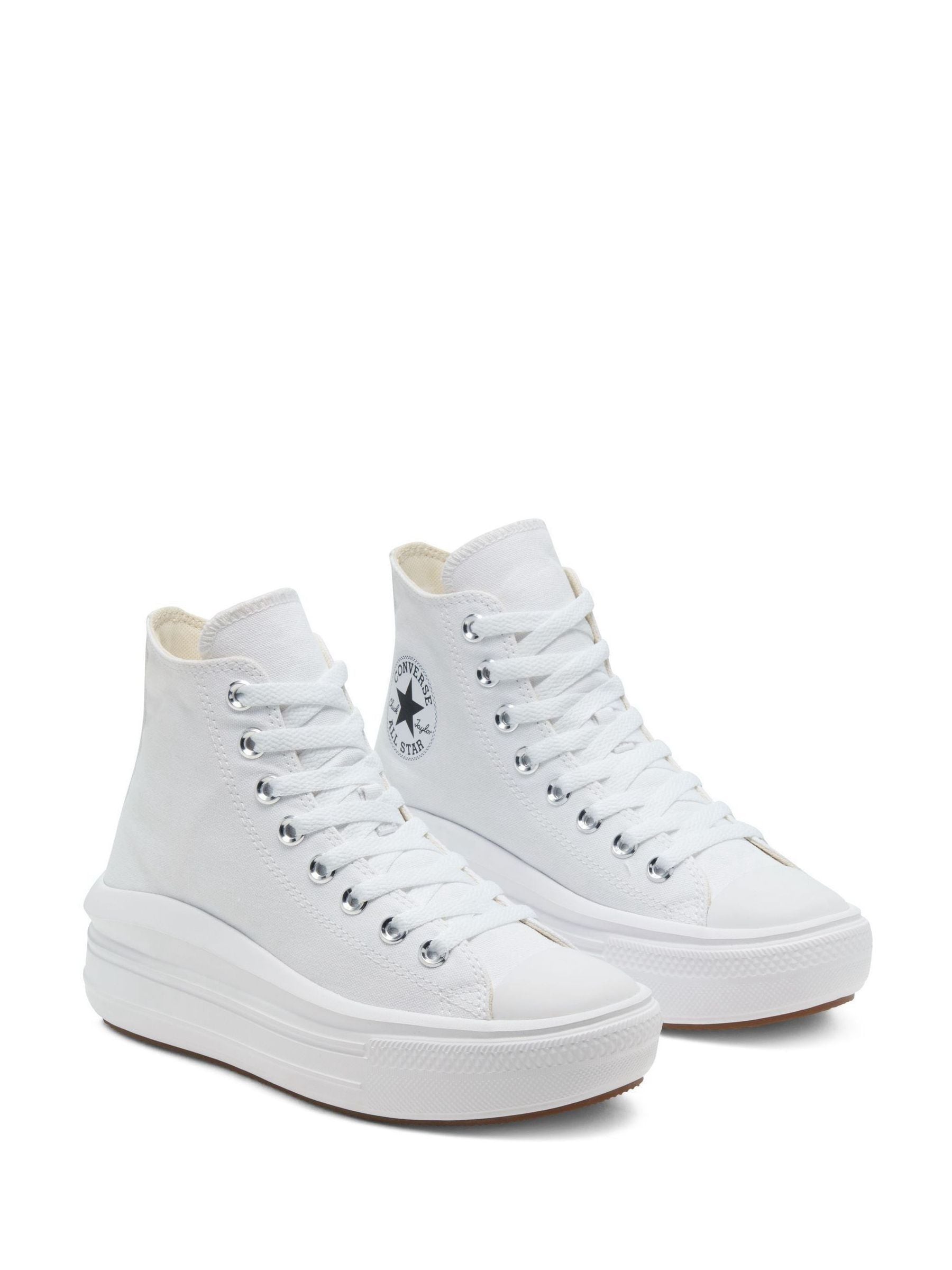 Converse white platform high tops outlet