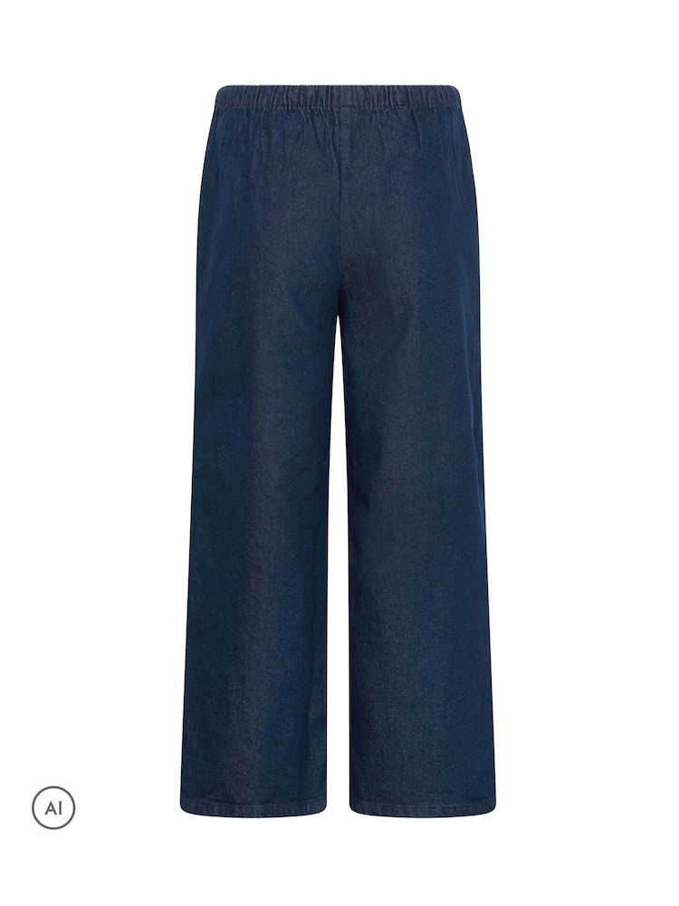 PixieGirl Petite Blue Rigid Pull On Wide Leg Jeans - Image 6 of 6 PixieGirl Petite Blue Rigid Pull On Wide Leg Jeans - Image 6 of 6