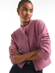 River Island Pink Cosy Cardigan - Image 1 of 4