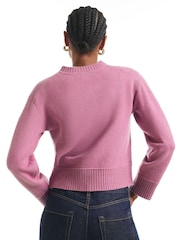 River Island Pink Cosy Cardigan - Image 4 of 4