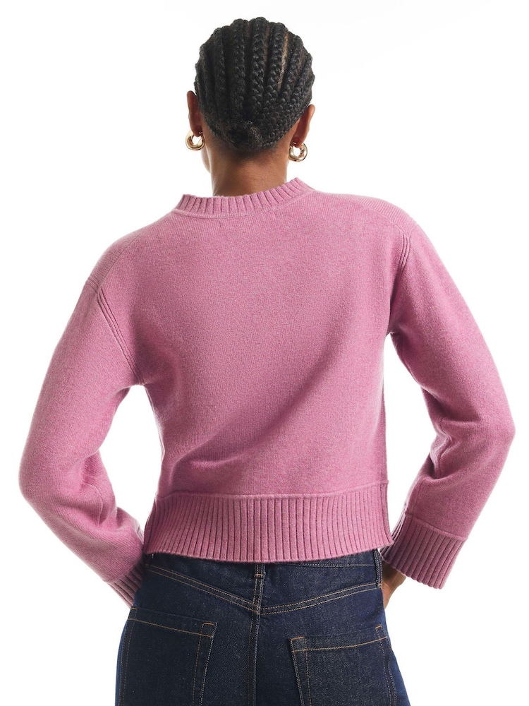 River Island Pink Cosy Cardigan - Image 4 of 4