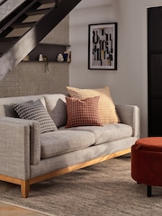 Ochre Yellow Harvey Geometric 59 x 59cm Cushion - Image 2 of 6