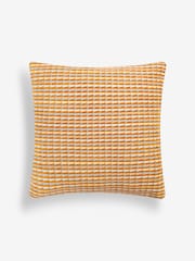 Ochre Yellow Harvey Geometric 59 x 59cm Cushion - Image 5 of 6