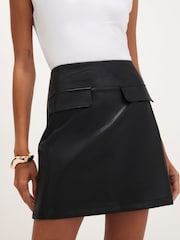 River Island Black Pocket Detail Mini Skirt - Image 3 of 4