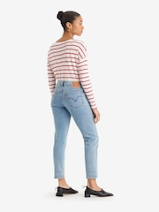 Levi's® Blue Mid Rise Boyfriend Jeans - Image 2 of 5