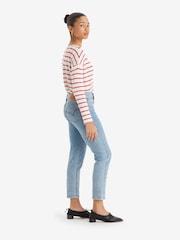 Levi's® Blue Mid Rise Boyfriend Jeans - Image 3 of 5