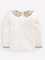 Creme - Camisa Boden estilo bretão com gola - Imagem 2 de 3