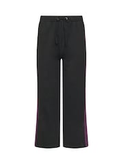 M&Co Black Petite Stripe Cotton Joggers - Image 5 of 6