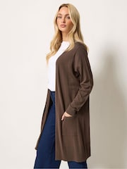 Marron chocolat - M&Co long Cardigan - Image 1 de 6