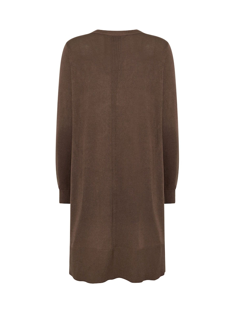Marron chocolat - M&Co long Cardigan - Image 6 de 6