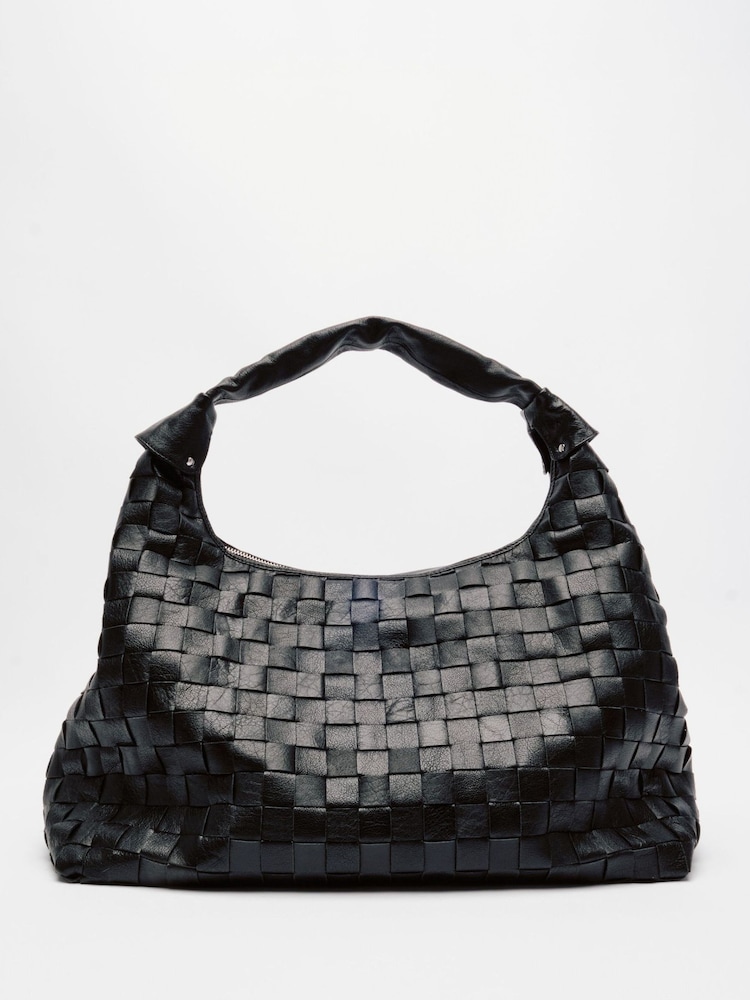 NÚNOO Black Maxi Dandy Braided Air 1 Bag - Image 1 of 1 NÚNOO Black Maxi Dandy Braided Air 1 Bag - Image 1 of 1