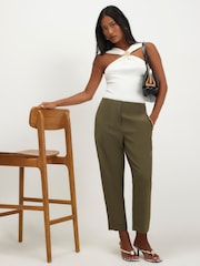 River Island Petite High Waist Cigarette Trousers - Bilde 1 av 4