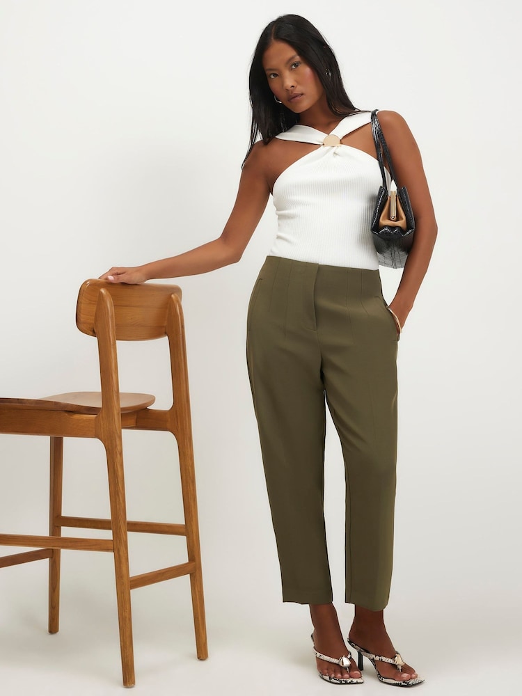 River Island Petite High Waist Cigarette Trousers - Bilde 1 av 4