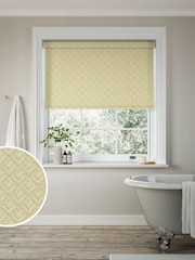 Yellow Drawn Geo Made to Measure Roller Blind - Image 1 of 6