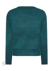 Blå - M&Co Mini Kabel Jumper - Billede 6 af 6