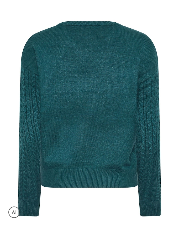 Blå - M&Co Mini Kabel Jumper - Billede 6 af 6