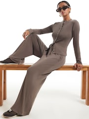 River Island Petite Soft Touch Trousers - 4суретінің 3 суреті