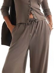 River Island Petite Soft Touch Trousers - 4суретінің 4 суреті