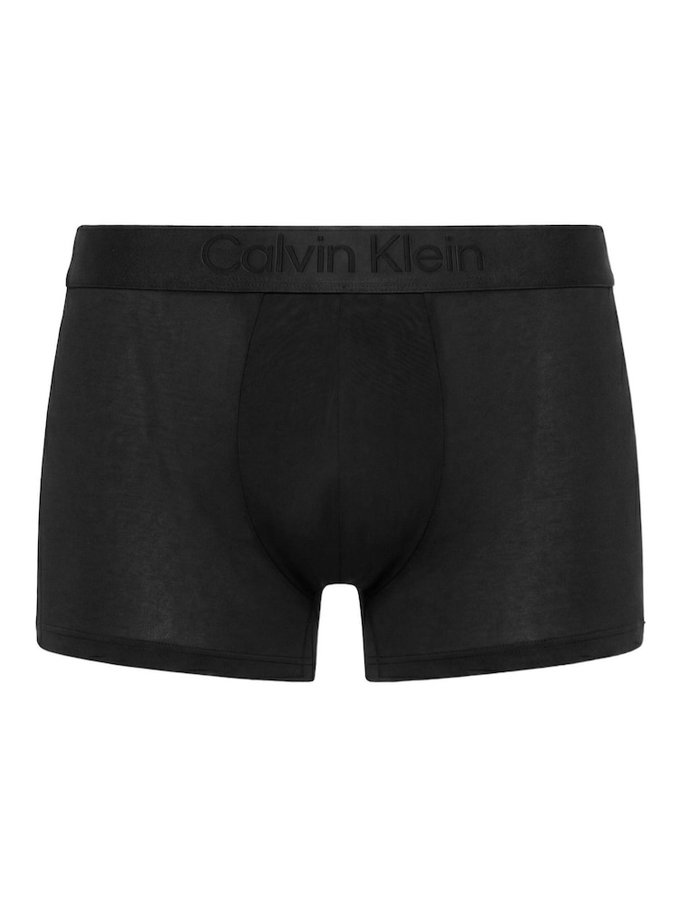 Calvin Klein Black Sheer Mesh Black Trunks - Image 6 of 6 Calvin Klein Black Sheer Mesh Black Trunks - Image 6 of 6