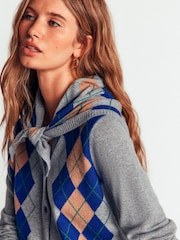 Boden Grey Cashmere Neckerchief - Image 1 of 4