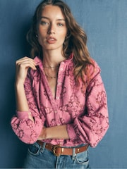 Boden Pink Erica Lace Top - Image 1 of 6