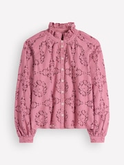 Boden Pink Erica Lace Top - Image 6 of 6