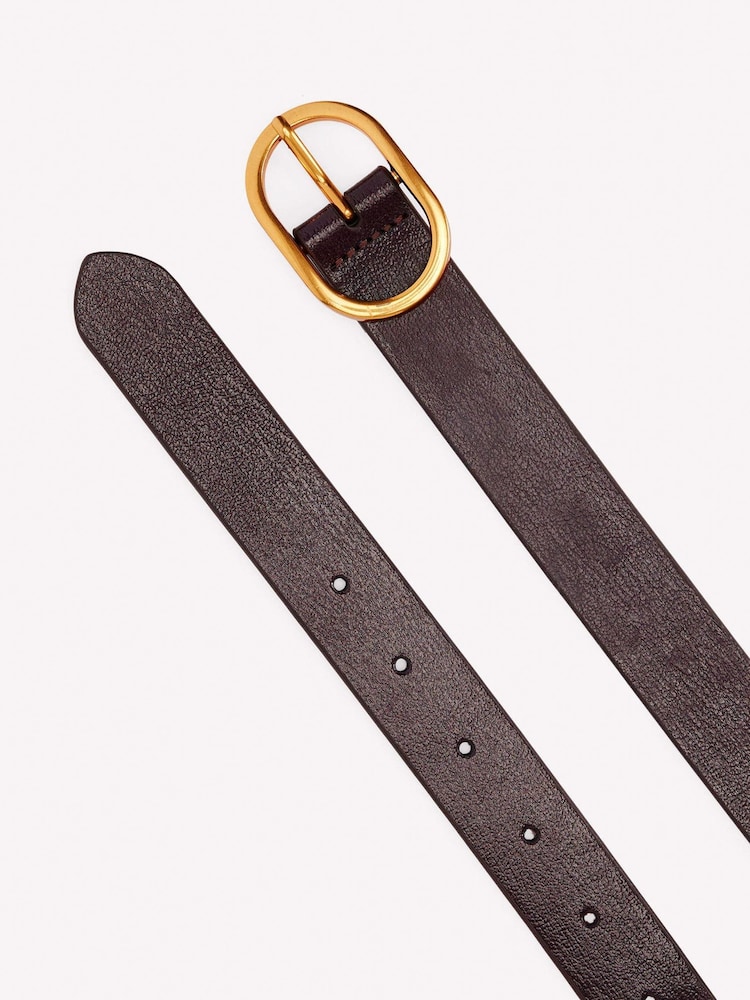 Boden Red Classic Leather Belt - Image 3 of 3