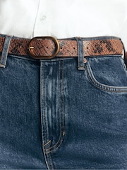 Boden Brown Classic Leather Belt - Image 1 of 3