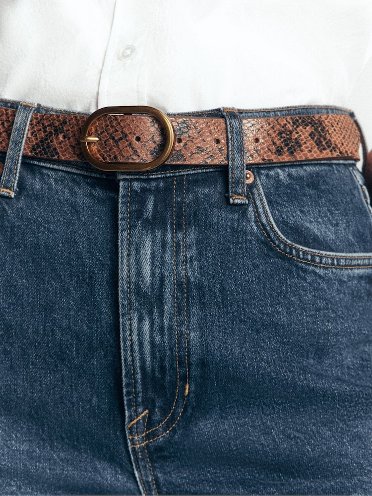 Boden Brown Classic Leather Belt - Image 1 of 3 Boden Brown Classic Leather Belt - Image 1 of 3