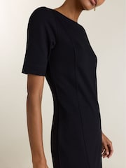 Baukjen Black April Ponte Knee Length Dress - Image 2 of 5