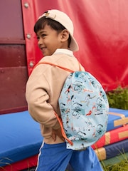 Cath Kidston Blue Kids Drawstring Backpack - Image 1 of 5