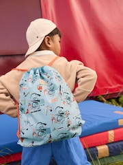 Cath Kidston Blue Kids Drawstring Backpack - Image 2 of 5