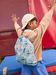 Cath Kidston Blue Kids Drawstring Backpack - Image 3 of 5