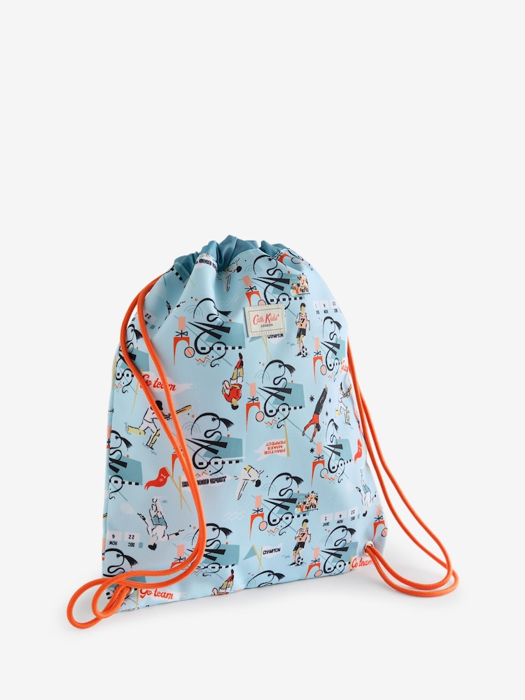 Cath Kidston Blue Kids Drawstring Backpack - Image 5 of 5
