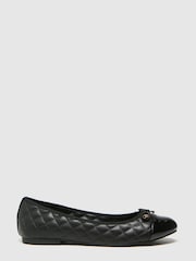 Bailarinas negras con diseño guateado Luna de Schuh - Imagen 1 de 4