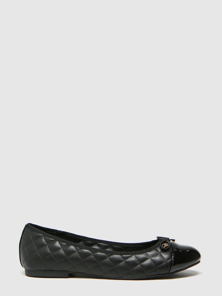 Bailarinas negras con diseño guateado Luna de Schuh - Imagen 1 de 4