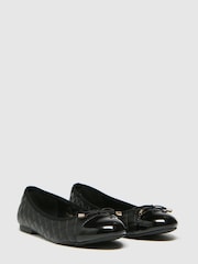Bailarinas negras con diseño guateado Luna de Schuh - Imagen 2 de 4