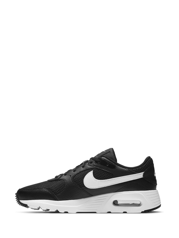 Nike Black/White Air Max SC Trainers - Image 4 of 12