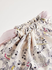 Cath Kidston Ecru Ballet Print Kids Drawstring Backpack - Image 7 of 10