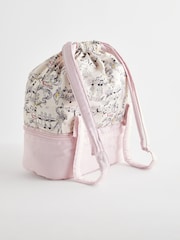 Cath Kidston Ecru Ballet Print Kids Drawstring Backpack - Image 8 of 10
