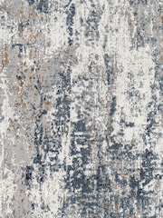 LIVABLISS Blue Flow Allegro Abstract Modern Marble Rug - Image 8 of 8