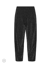 Pantalones con pernera tipo barril de efecto metalizado de PixieGirl Petite - Imagen 5 de 6