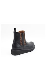 Heavenly Feet Black/Leopard Triton2 Ankle Boots - Image 4 of 5