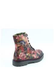Heavenly Feet Rose Pink Justina2 Peony Ankle Boots - Image 4 of 6