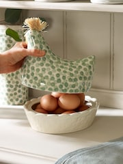Sage Green Ceramic Chicken Egg House - Image 5 of 7
