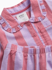 KIDLY by MORI Striped Soft Cotton Button Through Pyjamas - Bilde 4 av 5