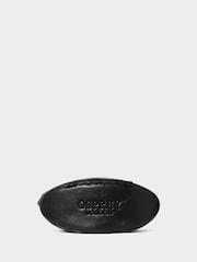 Osprey London Black The Rugger Saddle Leather Washbag - Image 1 of 5